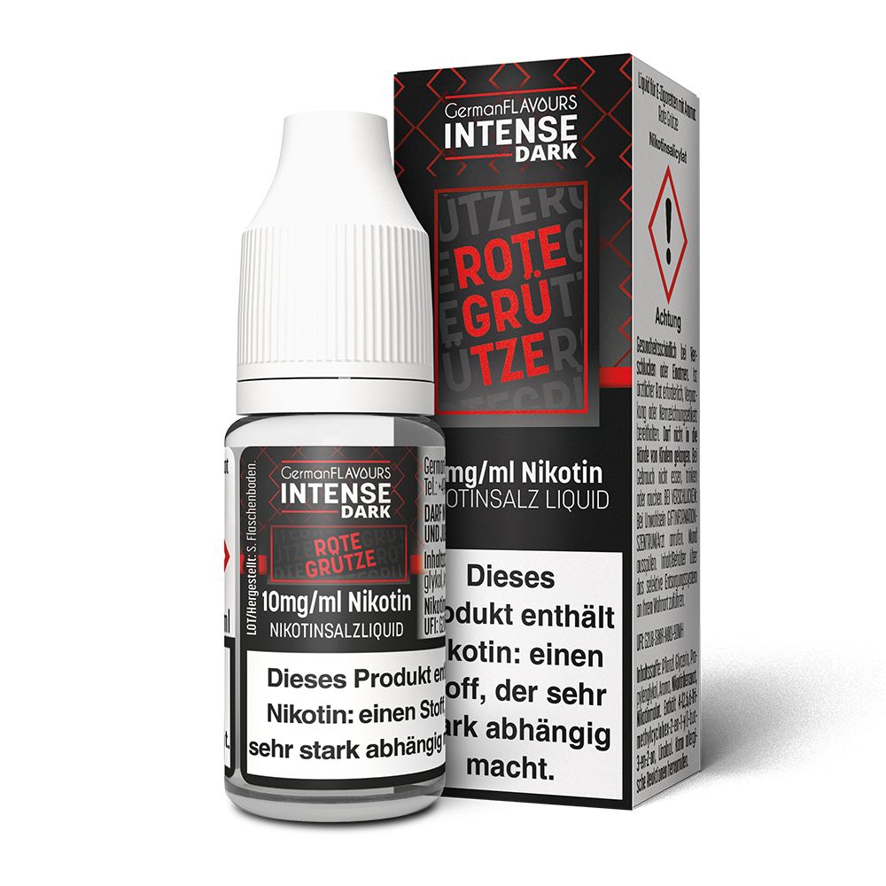 Intense Dark by GermanFlavours - Rote Grütze Nikotinsalz Liquid 10 ml