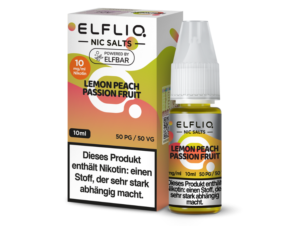 ELFLIQ - Lemon Peach Passion Fruit - Nikotinsalz Liquid