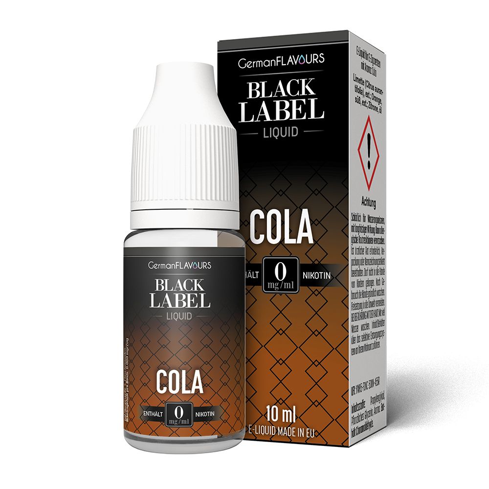 Black Label by GermanFlavours - Cola Liquid-0 mg