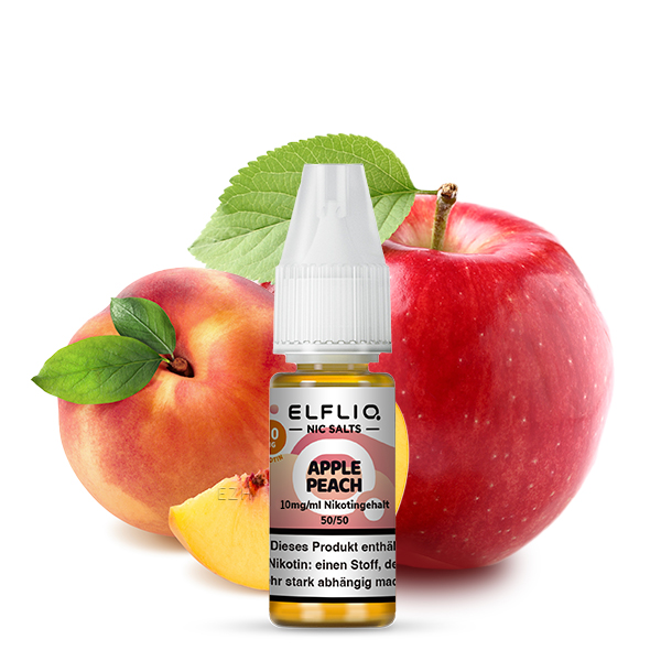 Elf Bar - ELFLIQ Apple Peach Nikotinsalz Liquid 10 ml-10 mg