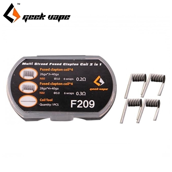 GeekVape N80 Fused Clapton Coil 2 in 1 F209