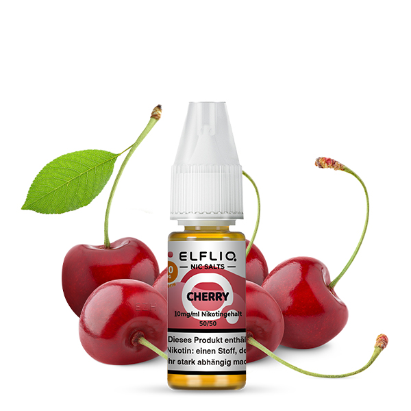 Elf Bar - ELFLIQ Cherry Nikotinsalz Liquid 10 ml-10 mg