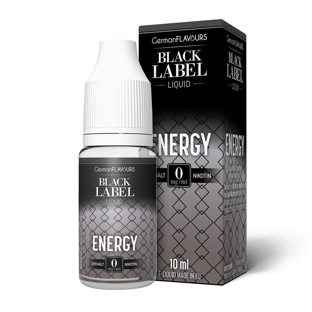 Black Label by GermanFlavours - Energy Liquid-0 mg