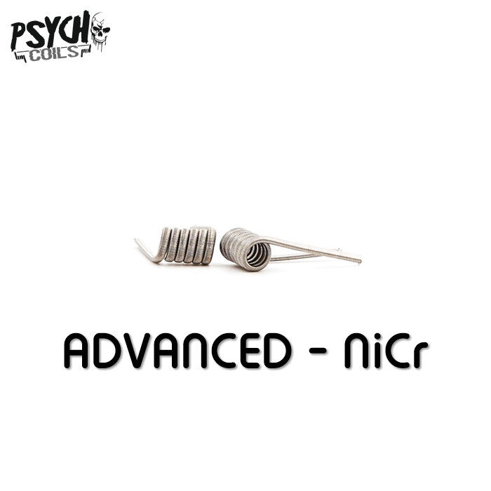 Psycho Coils - Handmade - Advanced NiCr (Full NiCr - 0,1 Ohm Dual)