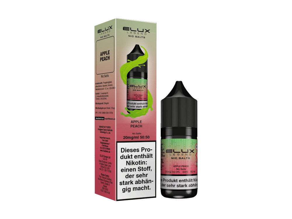 Elux - Nikotinsalz Liquid  - Apple Peach
