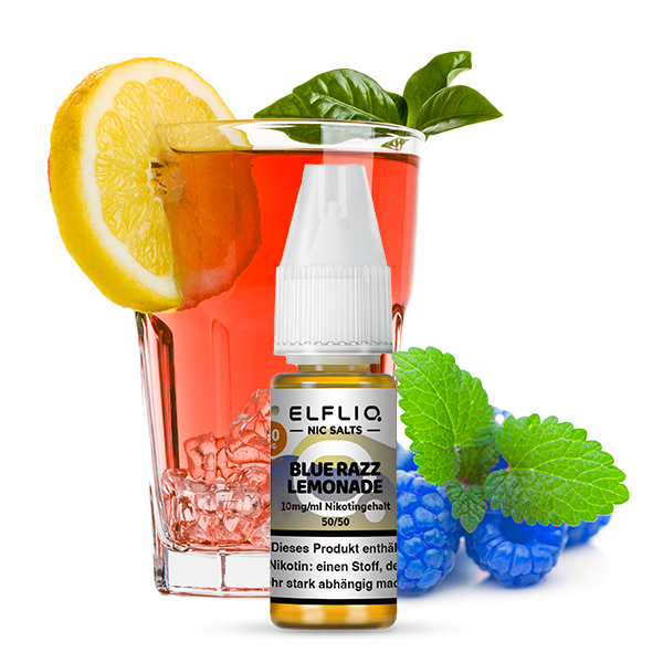 Elf Bar - ELFLIQ Blue Razz Lemonade Nikotinsalz Liquid 10 ml-10 mg