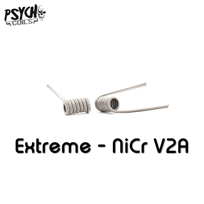 Psycho Coils - Handmade - Extreme NiCr-V2A (NiCr-V2A - 0,14 Ohm Dual)