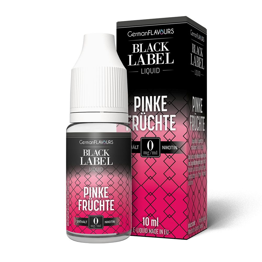 Black Label by GermanFlavours - Pinke Früchte Liquid-0 mg