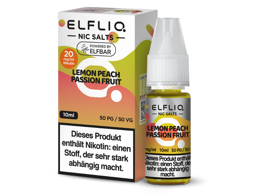 ELFLIQ - Lemon Peach Passion Fruit - Nikotinsalz Liquid