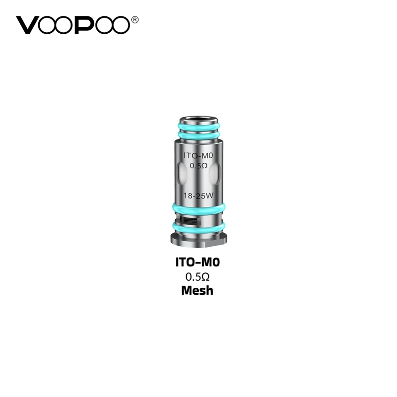 VooPoo - ITO Coils 0,5 Ohm / 0,7 Ohm  / 1,0 Ohm  / 1,2 Ohm (5er Pack)-0,5 Ohm Mesh