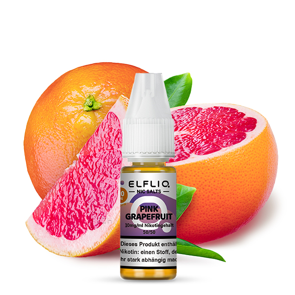 Elf Bar - ELFLIQ - Pink Grapefruit Nikotinsalz Liquid 10 ml-10 mg