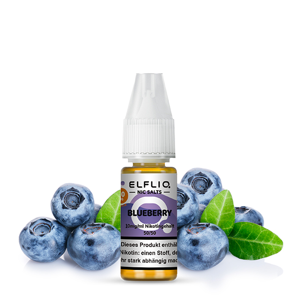 Elf Bar - ELFLIQ Blueberry Nikotinsalz Liquid 10 ml-10 mg