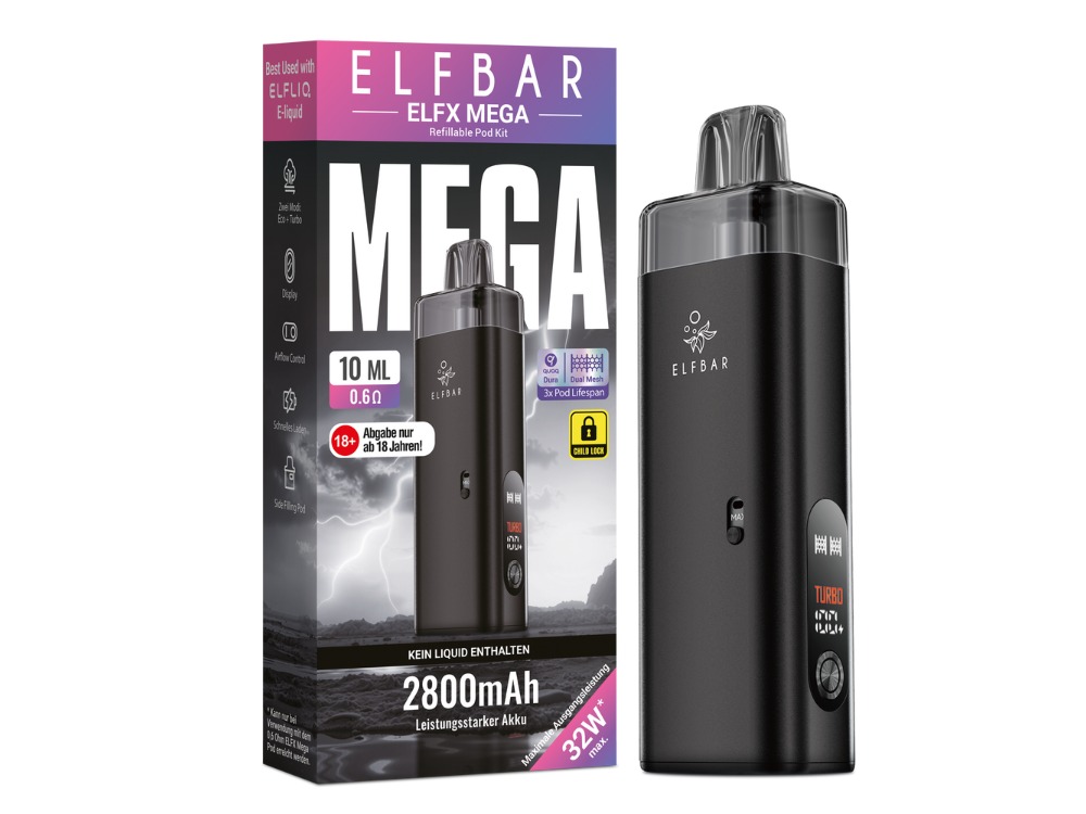 Elfbar - Elfx Mega E-Zigaretten Set 