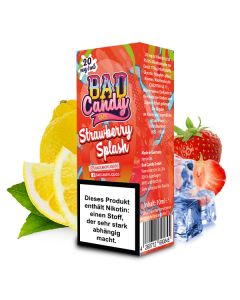 Bad Candy - Strawberry Splash - Nikotinsalz Liquid 20mg