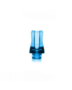 DripTip-Mundstück Kunststoff - Flach Blau