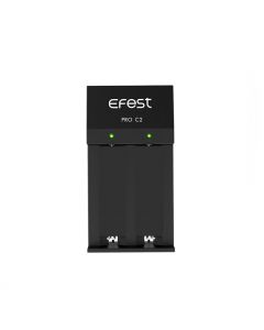 Efest Pro C2 - Ladegerät für Li-Ion-Akkus 3,6V/3,7V mit integriertem Netzteil