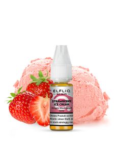 Elf Bar - ELFLIQ - Strawberry Ice Cream Nikotinsalz Liquid 10 ml