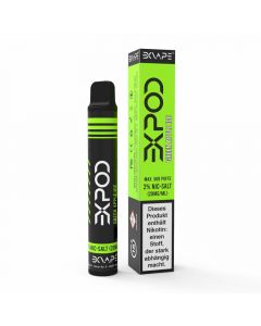 ExVape EXPOD - Green Apple Ice 20mg Nikotin (Einweg E-Zigaretten)