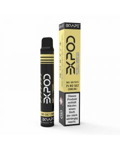 ExVape EXPOD - Vanilla Custard 20mg Nikotin (Einweg E-Zigaretten)