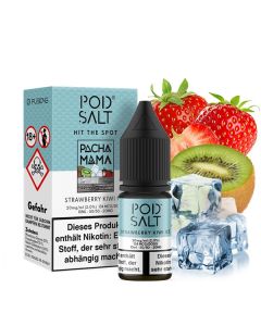 Pod Salt - Fusion - Pacha Mama Strawberry Kiwi Ice - Nikotinsalz Liquid